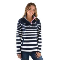 Thomas Cook Womens Albany Stripe Rugby (T2W2528085) Navy/White