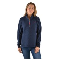 Thomas Cook Womens Quilted Quarter Zip Rugby (T2W2530095)