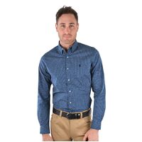 Thomas Cook Mens Costin Tailored L/S Shirt (T2W1120003) Navy