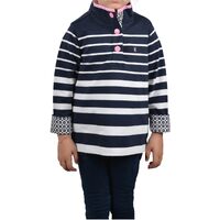 Thomas Cook Girls Albany Stripe Rugby (T2W5524085) Navy/White