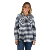 Thomas Cook Womens Balmoral Flannel Shirt (T2W2150195) Navy/Winter White