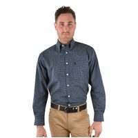 Thomas Cook Mens Matt L/S Shirt (T2W1118018) Navy/Tan