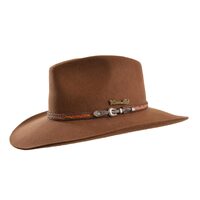 Thomas Cook Fitzroy Wool Felt Hat (TCP1907HAT) Dark Fawn
