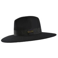 Thomas Cook Augusta Crushable Wool Felt Hat (TCP1909HAT) Black