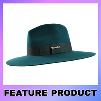 Thomas Cook Augusta Wool Felt Hat (TCP1909HAT) Teal [SD]