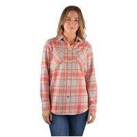 Thomas Cook Womens Finley L/S Flannel Shirt (T2W2150198) Bareberry