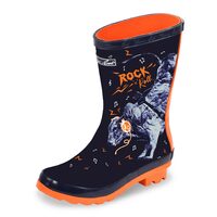 Thomas Cook Kids Rock N Roll Bull Gumboots (T2W78078) Navy/Orange