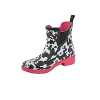 Thomas Cook Womens Wynyard Jersey Gumboots (T3W28412) Cow Print [SD]