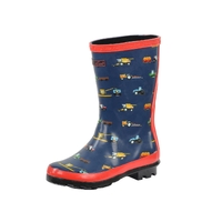 Thomas Cook Childrens Farm Vehicles Gumboots (T3W78086) Blue/Red [SD]