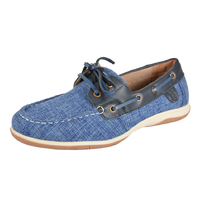 Thomas Cook Womens Escapade Linen Casual Lace-Up Shoes (T2S28398) Navy [SD]