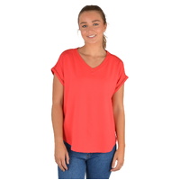 Thomas Cook Womens Camellia Tee (T2S2570177) Red Poppy [SD]