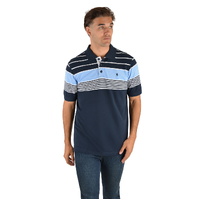Thomas Cook Mens Foreman S/S Polo (T2S1504011) Navy/Light Blue [SD]