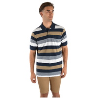 Thomas Cook Mens Peters S/S Polo (T2S1509009) Navy/Tan [SD]