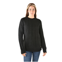 Thomas Cook Womens Nadia Cable Jumper (T3W2535075) Black [SD]