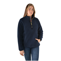 Thomas Cook Womens Jo Fleece Quarter Zip Pullover (T3W2701088) Navy [SD]