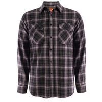 Thomas Cook Mens Mason Thermal Check L/S Shirt (T3W1115188) Green/Black [SD]