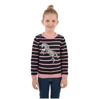 Thomas Cook Girls Eclipse Sequin Jumper (T3W5523119) Navy/Peony [SD]