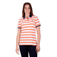 Thomas Cook Womens Mae S/S Polo (T3S2523090) Coral/White