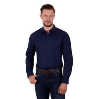 Thomas Cook Mens Louis Tailored L/S Shirt (T3S1121051) Navy