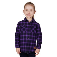Dux-Bak by Thomas Cook Childrens Nicole Thermal L/S Shirt (T4W7103113) Black/Purple