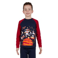 Thomas Cook Boys Moon Jump Pyjamas (T4W3900PJS) Navy/Red