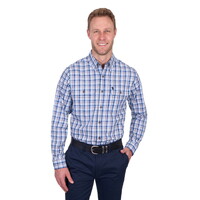 Thomas Cook Mens Thomas L/S Shirt (T5S1115029) Navy/Light Blue