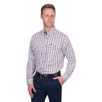 Thomas Cook Mens Scott L/S Shirt (T5S1115032) Navy/Tan