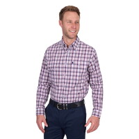 Thomas Cook Mens Jeff L/S Shirt (T5S1115034) Navy/Red