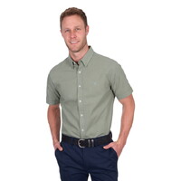Thomas Cook Mens TC Linen S/S Shirt (T5S1121045) Sage
