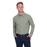Thomas Cook Mens TC Linen L/S Shirt (T5S1122045) Sage