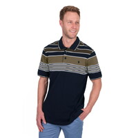 Thomas Cook Mens Josua Polo (T5S1504018) Navy/Tan