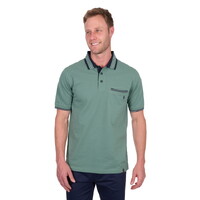 Thomas Cook Mens Ben Tailored Polo (T5S1506014) Sage