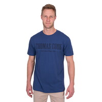 Thomas Cook Mens Nathan S/S Tee (T5S1516008) Blue Ocean