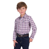 Thomas Cook Boys Jeff L/S Shirt (T5S3140034) Navy/Red