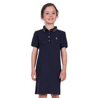 Thomas Cook Girls Traci S/S Polo Dress (T5S5408066) Navy