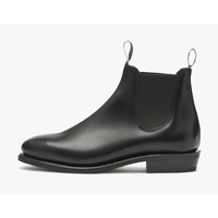 R.M.Williams Womens Rubber Sole Adelaide Boots (B550Y) Black [SD]