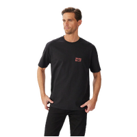 R.M.Williams Mens Branded S/S Tee (KDU10JE02) Black
