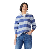 R.M.Williams Womens Narran Stripe Rugby (KR800RJ15) Blue