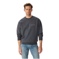 R.M.Williams Mens Flinders Crew Sweatshirt (KC200BB01) Vintage Black