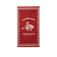 R.M.Williams Cloudbuster Towel (LSLCOCO03) Red Ochre