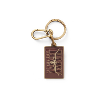 R.M.Williams Mens Heritage Logo Enamel Keyring (CKS4AMT01) Brown