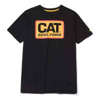 CAT Mens Diesel Power Tee (1510451.13090) Black/Orange