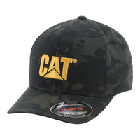 CAT Trademark Flex Fit Cap (W01700.11790) Night Camo