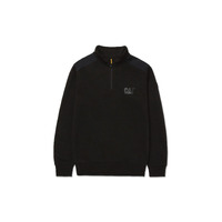 CAT Mens Essential 1/4 Zip Sweatshirt (1050021) Black
