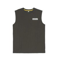 CAT Mens Icon Block Muscle Tee (1510493) Licorice