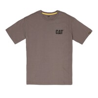 CAT Mens Trademark S/S Tee (W05324) Basalt