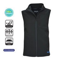 Wrangler Mens Logo Soft Shell Vest (XCP1683212)