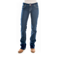 Wrangler Womens Mid Rise Carolina Breakaway Jeans (XCP2246494)