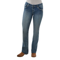 Wrangler Womens Rock 47 Jerry Jeans (X1S2247588) Moonshine [SD]