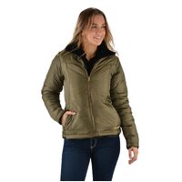 Wrangler Womens Carrie Reversible Jacket (X2W2790770) Olive/Black [SD]